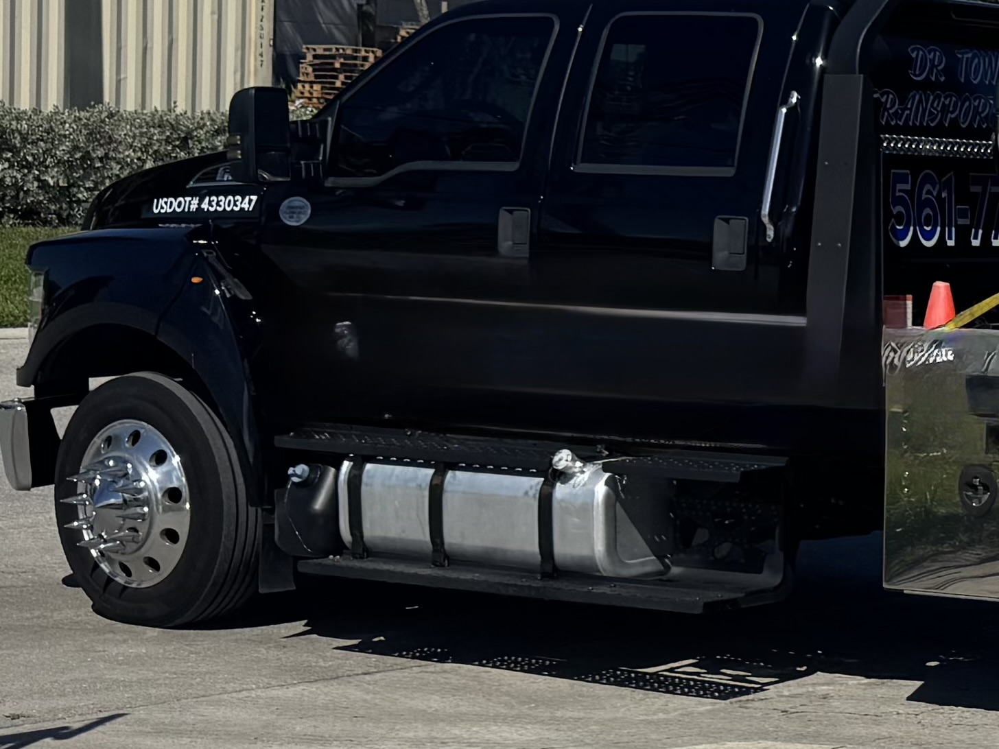 Affor-A-Towing truck side
